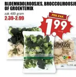 MCD Supermarkt BLOEMKOOLROOSJES, BROCCOLIROOSJES OF GROENTEMIX aanbieding