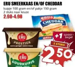 MCD Supermarkt ERU SMEERKAAS EN/OF CHEDDAR aanbieding