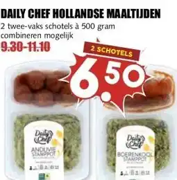 MCD Supermarkt DAILY CHEF HOLLANDSE MAALTIJDEN aanbieding