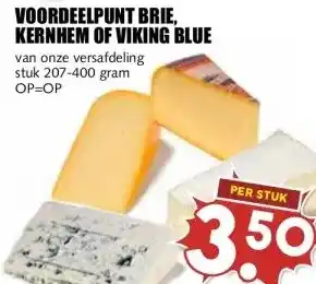 MCD Supermarkt VOORDEELPUNT BRIE, KERNHEM OF VIKING BLUE aanbieding