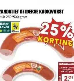 MCD Supermarkt ZANDVLIET GELDERSE KOOKWORST aanbieding