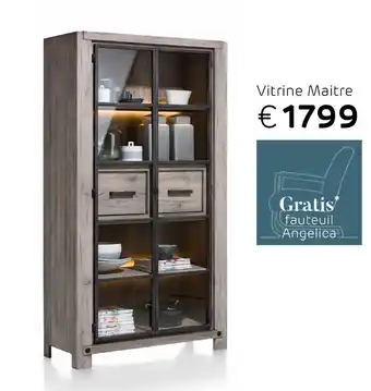 Henders & Hazel Vitrine maitre aanbieding