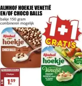 MCD Supermarkt ALMHOF HOEKJE VENETIË EN/OF CHOCO BALLS aanbieding