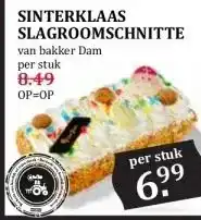 MCD Supermarkt SINTERKLAAS SLAGROOMSCHNITTE aanbieding