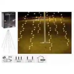 Marskramer Kerst LED Vlaggenmast Verlichting 192 Led aanbieding