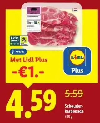Lidl Schouder- karbonade aanbieding