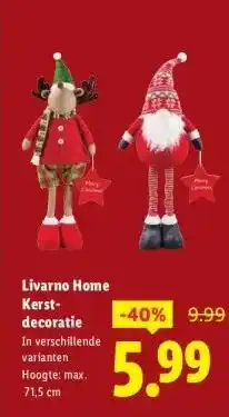Lidl Livarno Home Kerst- decoratie aanbieding
