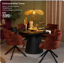 Leen Bakker Eetkamertafel Irene aanbieding