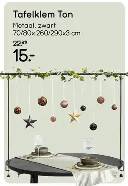 Leen Bakker Tafelklem Ton aanbieding