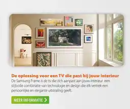 Expert De oplossing voor een TV die past bij jouw interieur aanbieding