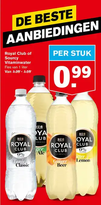 Hoogvliet P Royal club of sourcy vitaminwater aanbieding