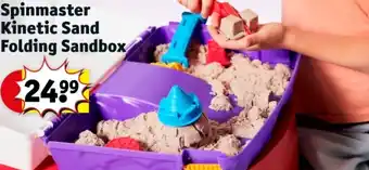 Kruidvat Spinmaster Kinetic Sand Folding Sandbox aanbieding