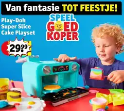 Kruidvat Play-Doh Super Slice Cake Playset aanbieding
