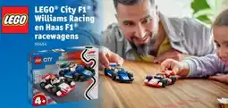Kruidvat LEGO City F1 LEGO Williams Racing en Haas F1 racewagens aanbieding