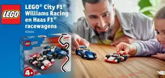 Kruidvat LEGO City F1 LEGO Williams Racing en Haas F1 racewagens aanbieding