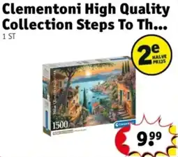 Kruidvat Clementoni High Quality Collection Steps To Th aanbieding