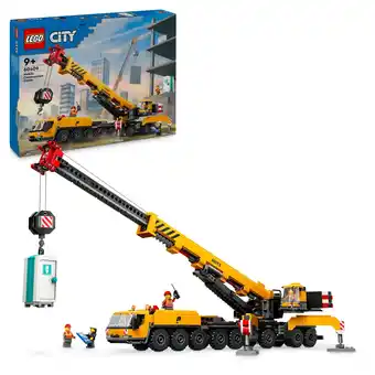 Bol.com LEGO City Gele mobiele bouwkraan speelgoedset 60409 aanbieding