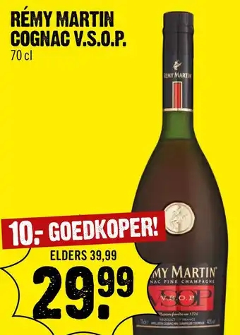 Dirck 3 Rémy Martin Cognac V.S.O.P. 70 cl aanbieding