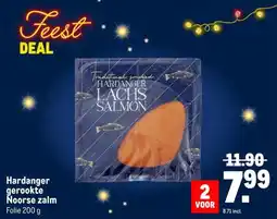 Makro Hardanger gerookte Noorse zalm aanbieding