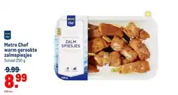 Makro Metro Chef warm gerookte zalmspiesjes aanbieding