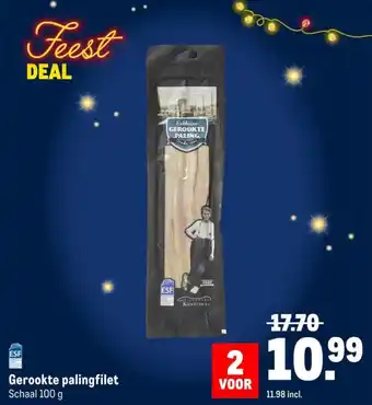 Makro Gerookte palingfilet aanbieding