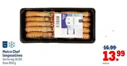 Makro Metro Chef langoustines aanbieding