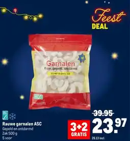 Makro Rauwe garnalen ASC aanbieding