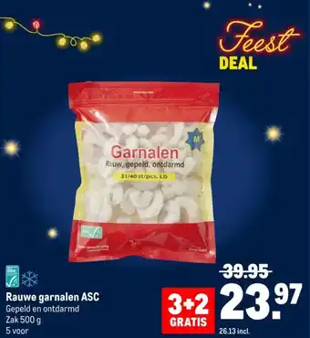 Makro Rauwe garnalen ASC aanbieding