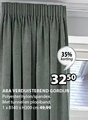 Jysk Ara Verduisterend gordijn aanbieding