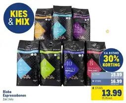 Makro Rioba Espressobonen aanbieding