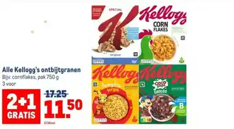 Makro Alle Kellogg's ontbijtgranen aanbieding