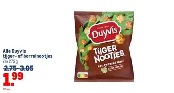 Makro Alle Duyvis tijger of borrelnootjes aanbieding