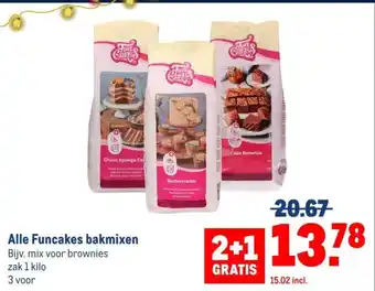 Makro Alle Funcakes bakmixen aanbieding