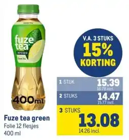 Makro Fuze tea green aanbieding