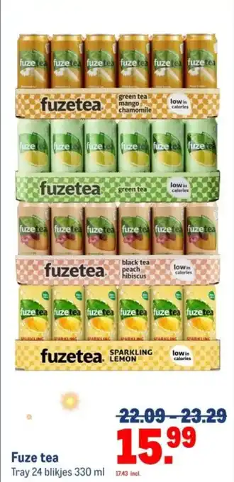 Makro Fuze tea aanbieding