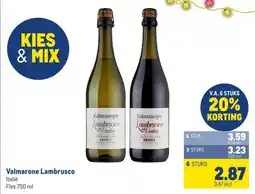 Makro Valmarone Lambrusco aanbieding