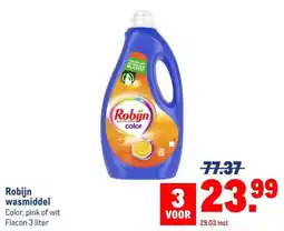 Makro Robijn wasmiddel aanbieding