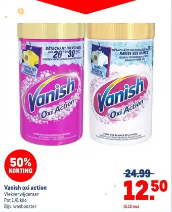Makro Vanish oxi action aanbieding