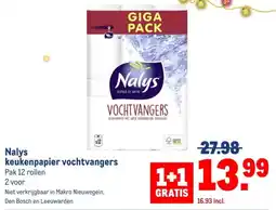 Makro Niet keukenpapier vochtvangers aanbieding