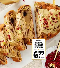 Jumbo Jumbo's feeststol met pistache, amarena en hazelnoten aanbieding