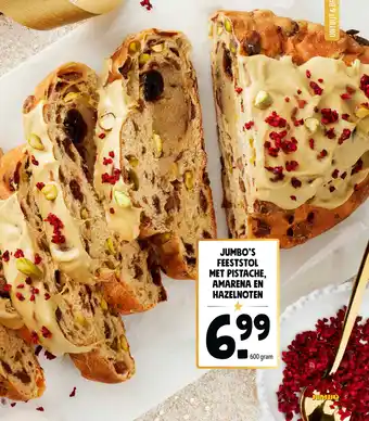 Jumbo Jumbo's feeststol met pistache, amarena en hazelnoten aanbieding