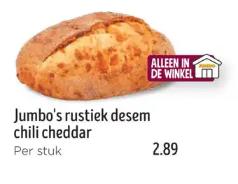 Jumbo Jumbo's rustiek desem chili cheddar aanbieding