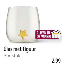 Jumbo Glas met figuur aanbieding