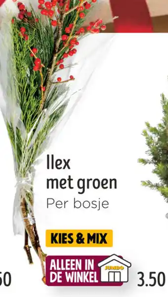 Jumbo llex met groen aanbieding