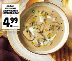 Jumbo Jumbo's verspakket champignonsoep met truffelsmaak aanbieding
