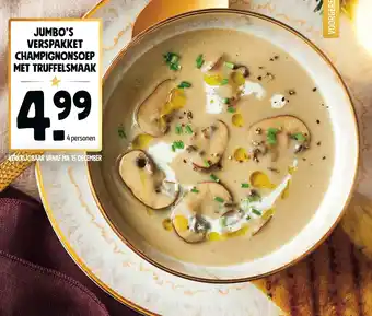 Jumbo Jumbo's verspakket champignonsoep met truffelsmaak aanbieding