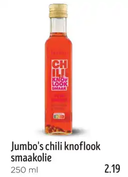 Jumbo Jumbo's chili knoflook smaakolie aanbieding
