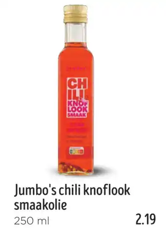 Jumbo Jumbo's chili knoflook smaakolie aanbieding