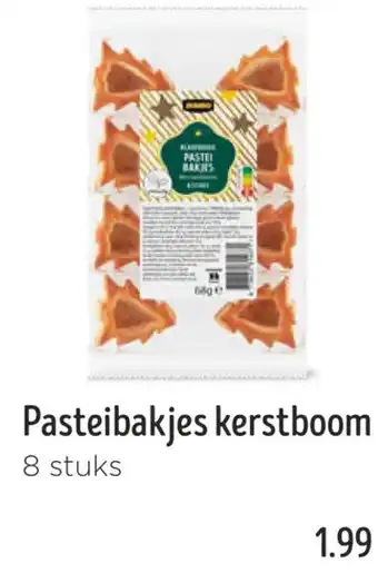 Jumbo Pasteibakjes kerstboom aanbieding