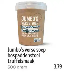 Jumbo Jumbo's verse soep bospaddenstoel truffelsmaak aanbieding